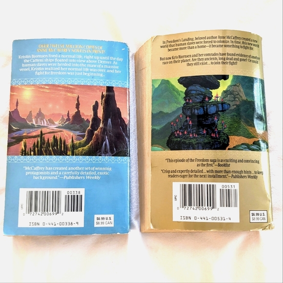 Anne McCaffrey A Freedom Novel Series Books 2 & 3 - Picture 2 of 2
